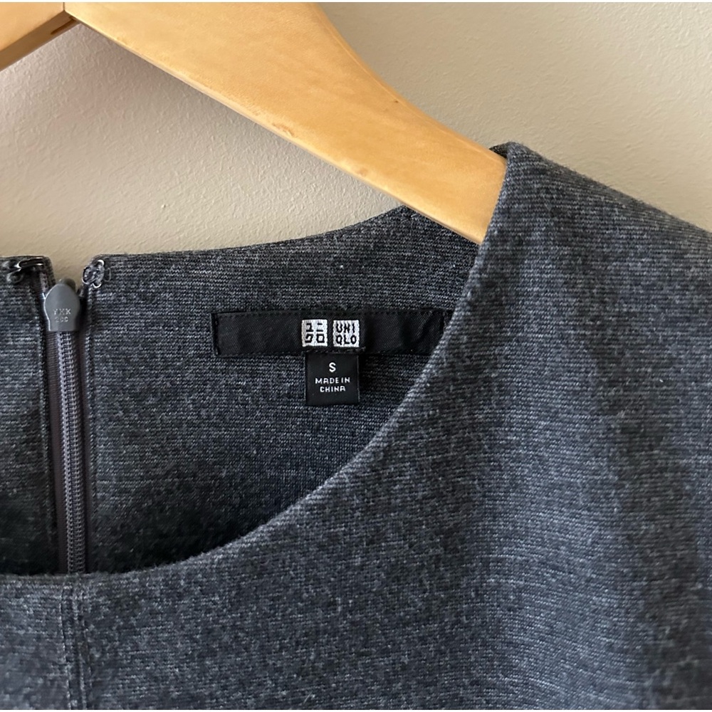 Uniqlo Dark Gray Shift Dress - Picture 2 of 3